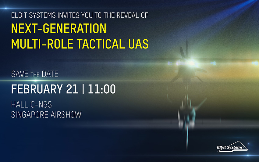 New StateoftheArt UAS to be Launched by Elbit Systems at Singapore