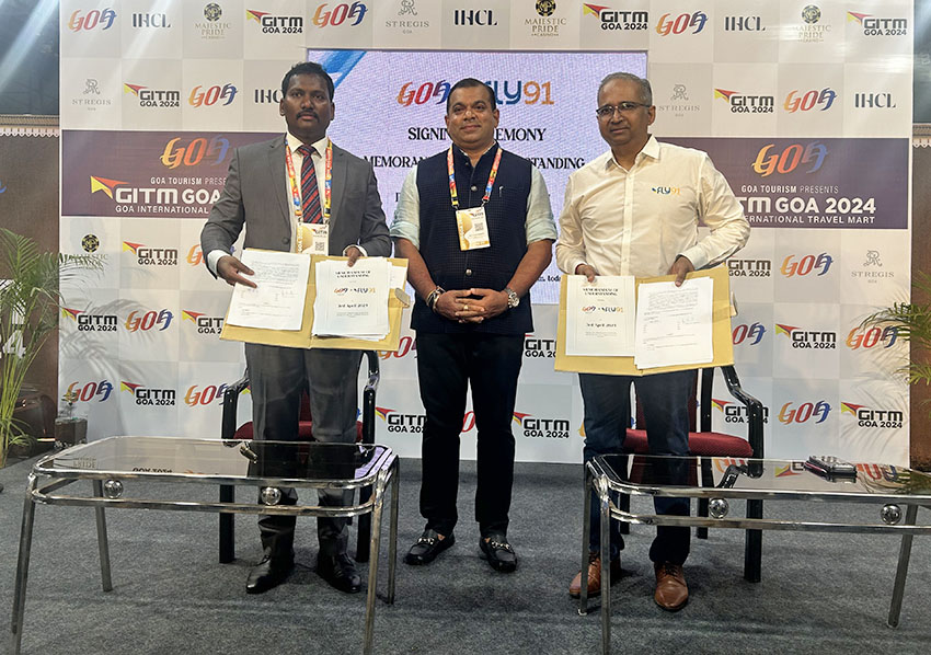 FLY91 inks MoU with Goa Tourism to promote Sustainable Travel