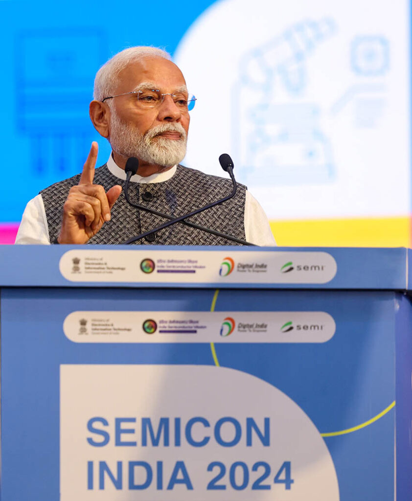 Prime Minister Narendra Modi inaugurates SEMICON India 2024 in Greater