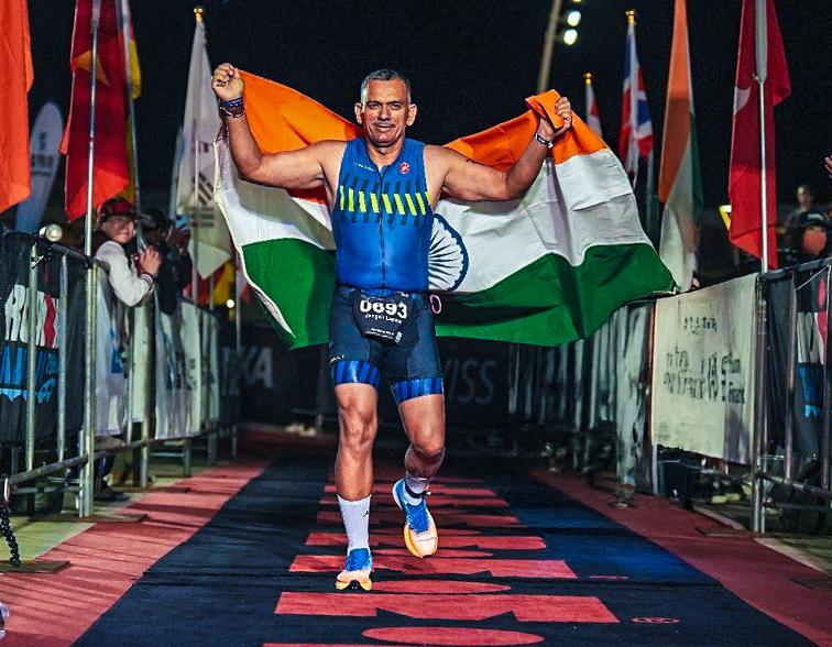Colonel Jangvir Lamba Defies Limits at Ironman Triathlon 140.6, Penghu ...