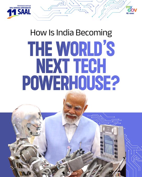 Prime Minister hails India's Youth-Led Tech Innovation as Nation ...