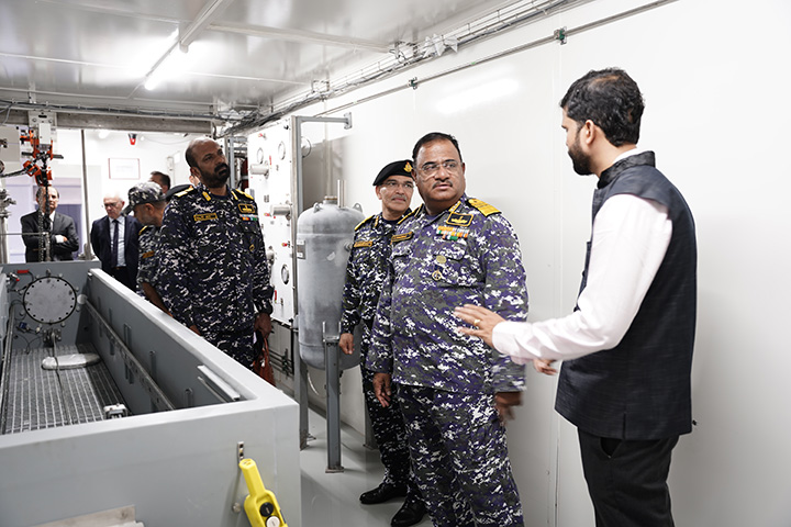 COM commissions first of its kind Pneumatic RAM Test Facility at Naval Group India Workshop Karwar