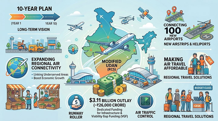 Modified Udan Union Cabinet clears 10-year ‘Modified UDAN’ plan with $3.11-bn outlay ...