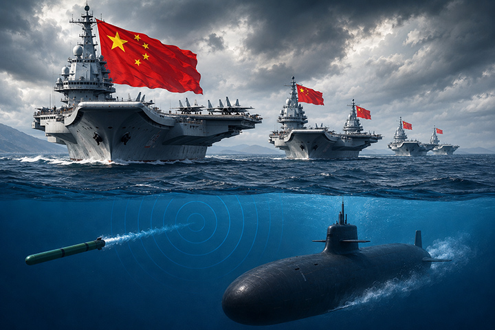 China’s growing carrier fleet faces persistent undersea threat, US think tank warns