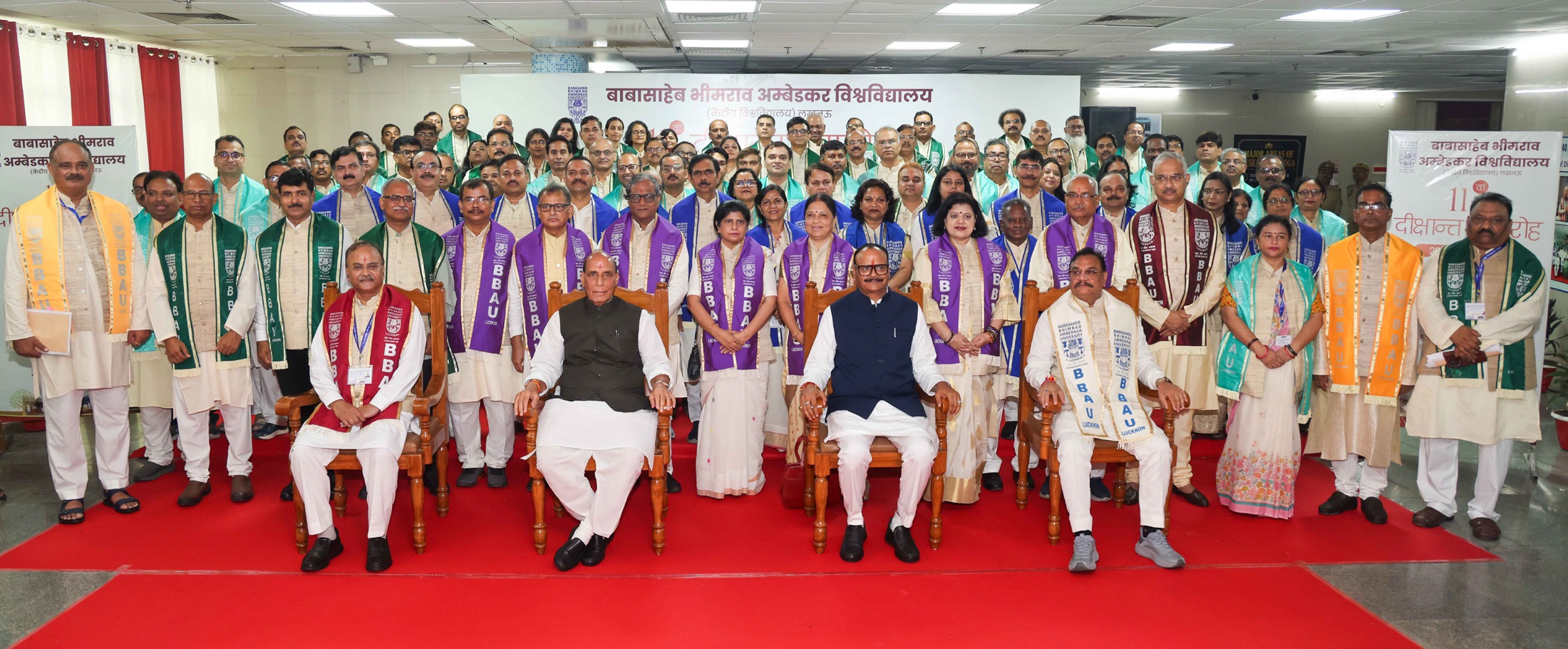 Rajnath urges students to follow Ambedkar’s constitutional path, contribute to Viksit Bharat