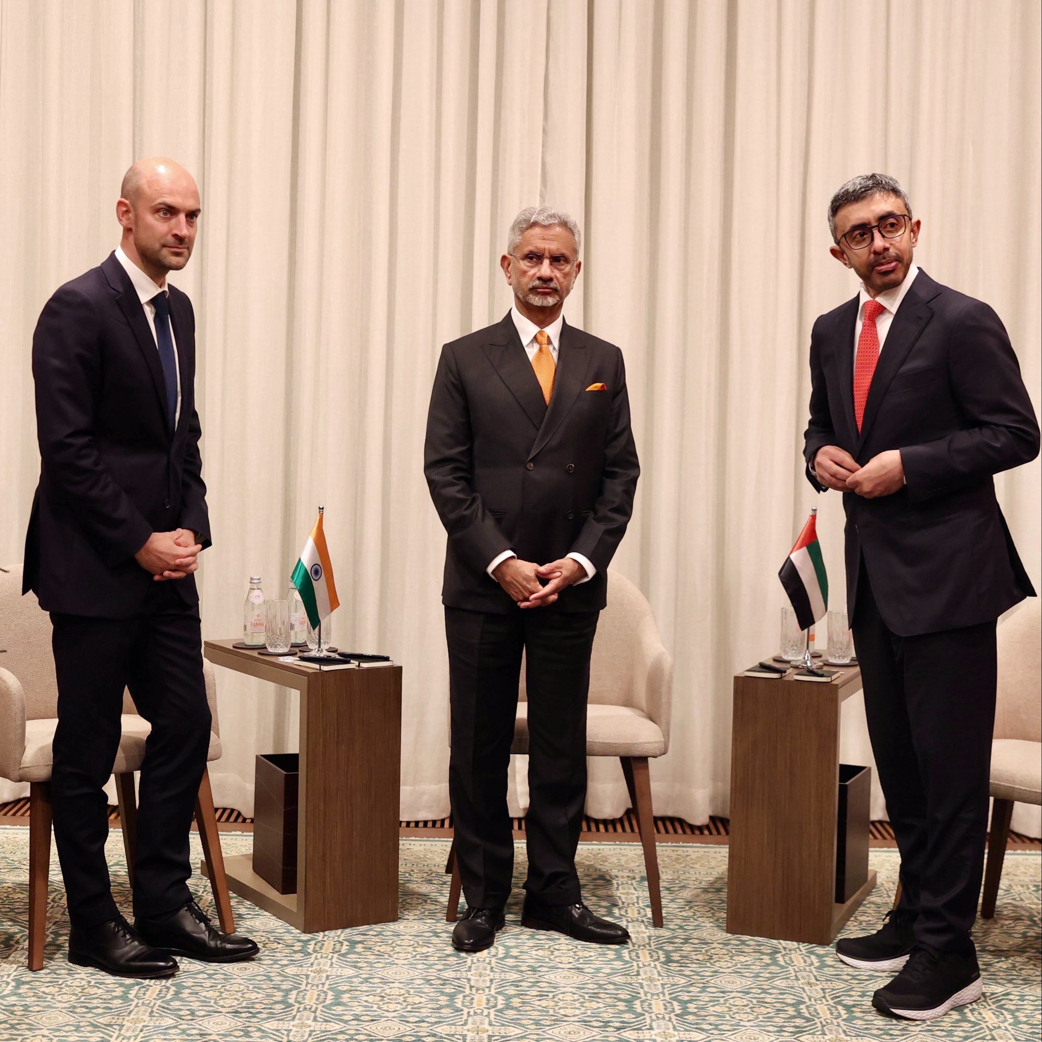 India, France, UAE review trilateral cooperation, discuss West Asia